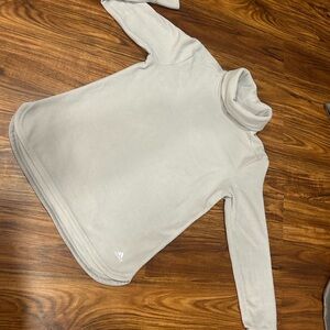 Adidas Light Gray Golf Turtleneck Fleece